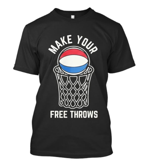 Make Your Free Throws Pepsi Basketball T-Shirt
