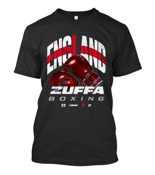 England Zuffa Boxing Gloves Flag T-Shirt