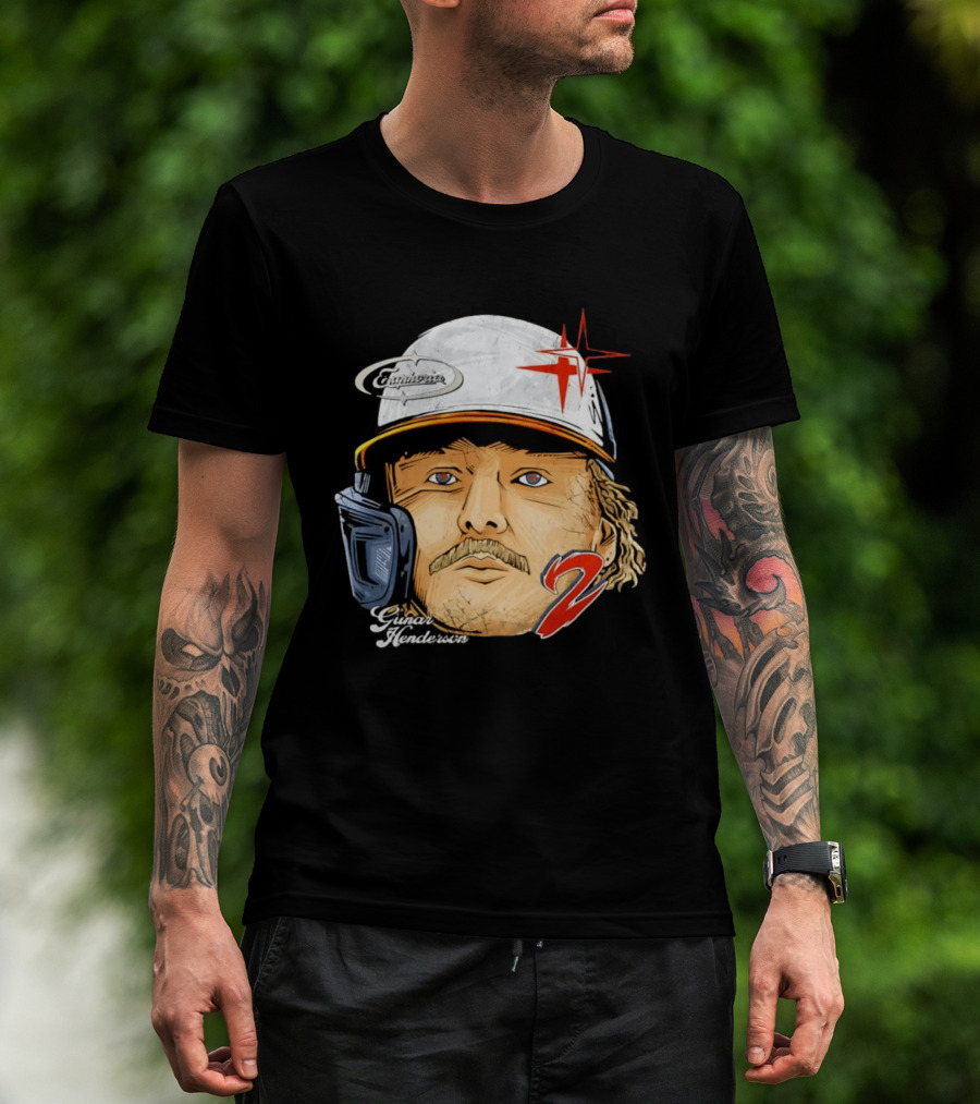 Gunnar Henderson Baltimore Orioles Number 2 Baseball Player Graphic Cabrinero Star T-Shirt