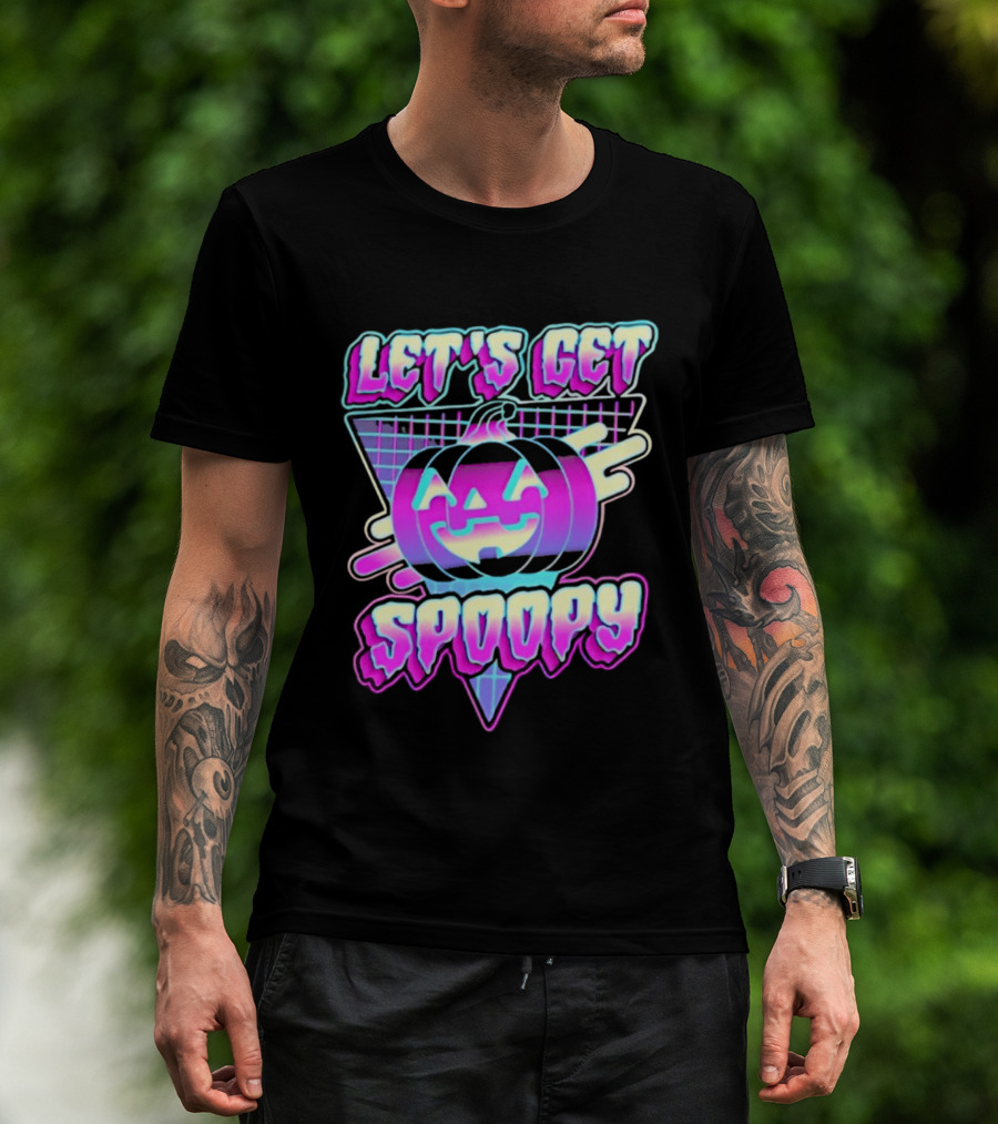 Let's Get Spoopy Halloween Pumpkin T-Shirt