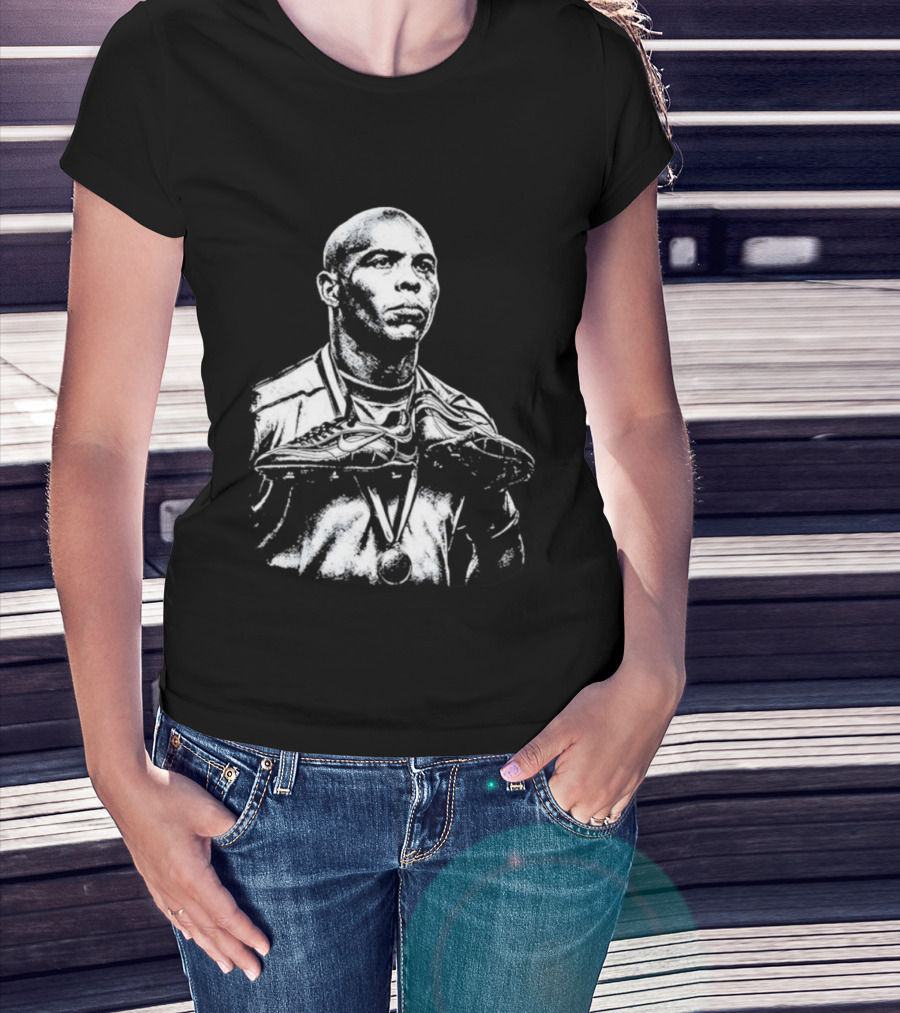 Ronaldo Fenomeno Nike Soccer Cleats Golden Medal Iconic Image T-Shirt