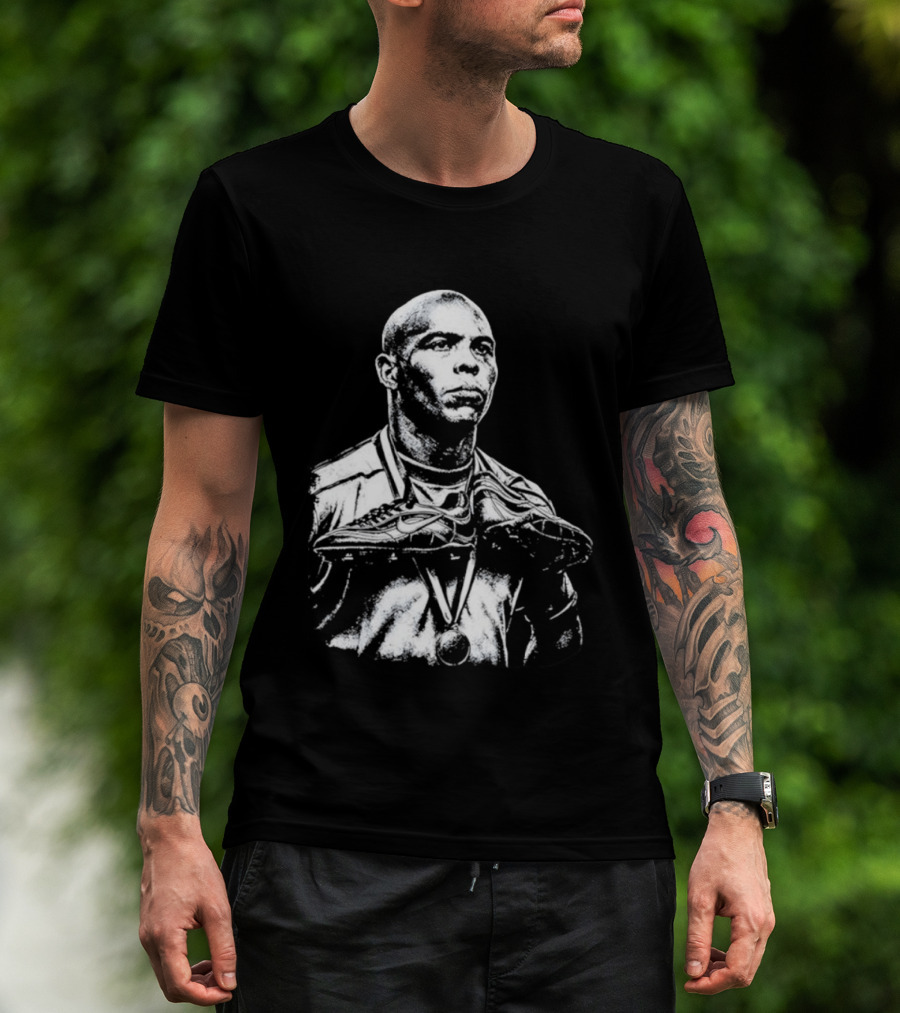Ronaldo Fenomeno Nike Soccer Cleats Golden Medal Iconic Image T-Shirt
