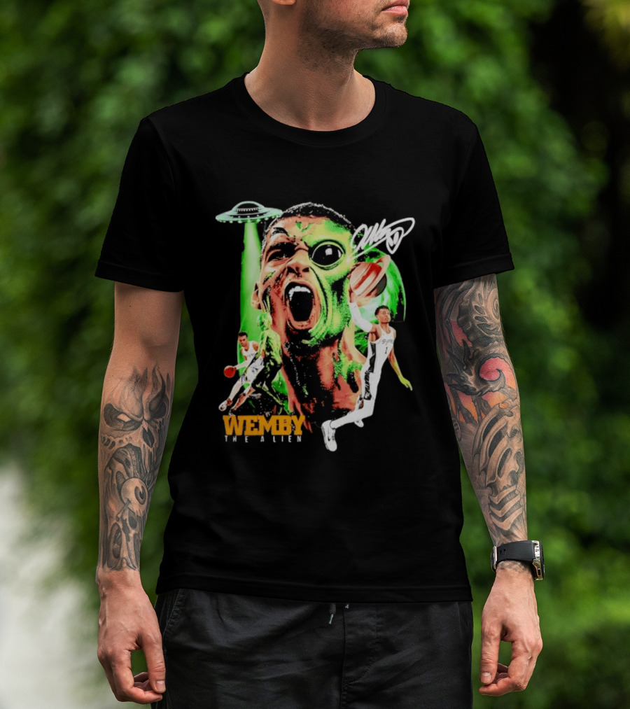 Wemby You Alien Victor Wembanyama San Antonio Spurs 2026 T-Shirt