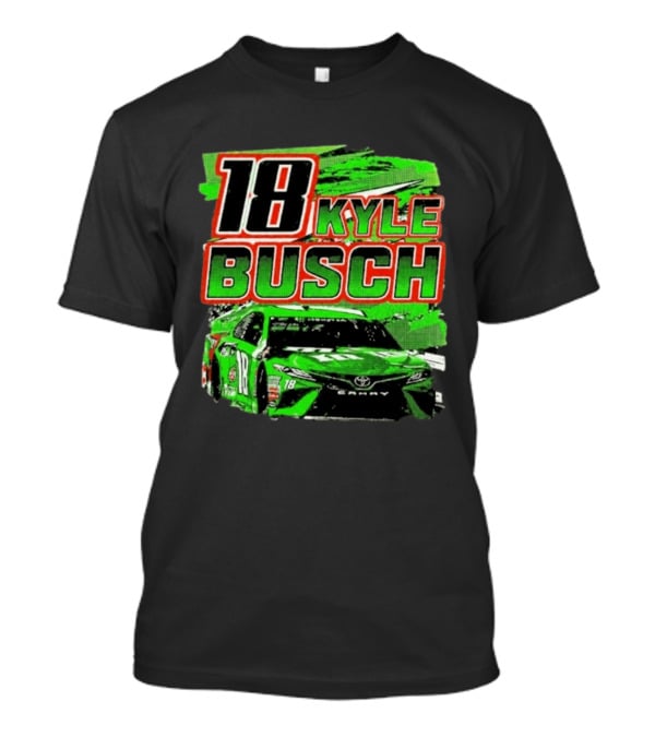 18 Kyle Busch Racing 2026 Green Car T-Shirt
