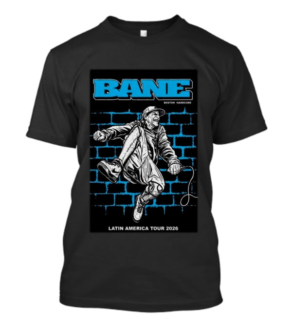 Bane Boston Hardcore Latin America Tour 2026 Jumper T-Shirt