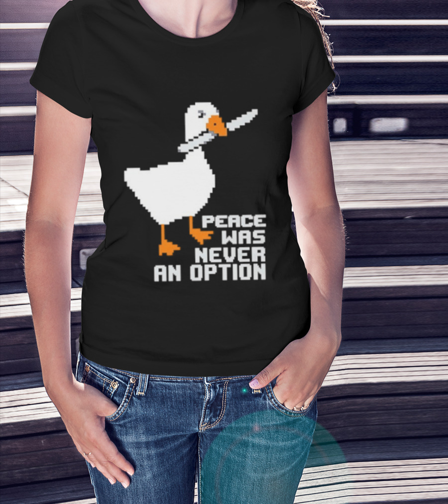 Duck Knife Peace Was Never An Option T-Shirt
