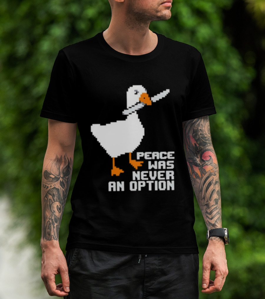 Duck Knife Peace Was Never An Option T-Shirt