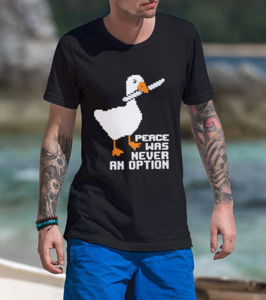Duck Knife Peace Was Never An Option T-Shirt