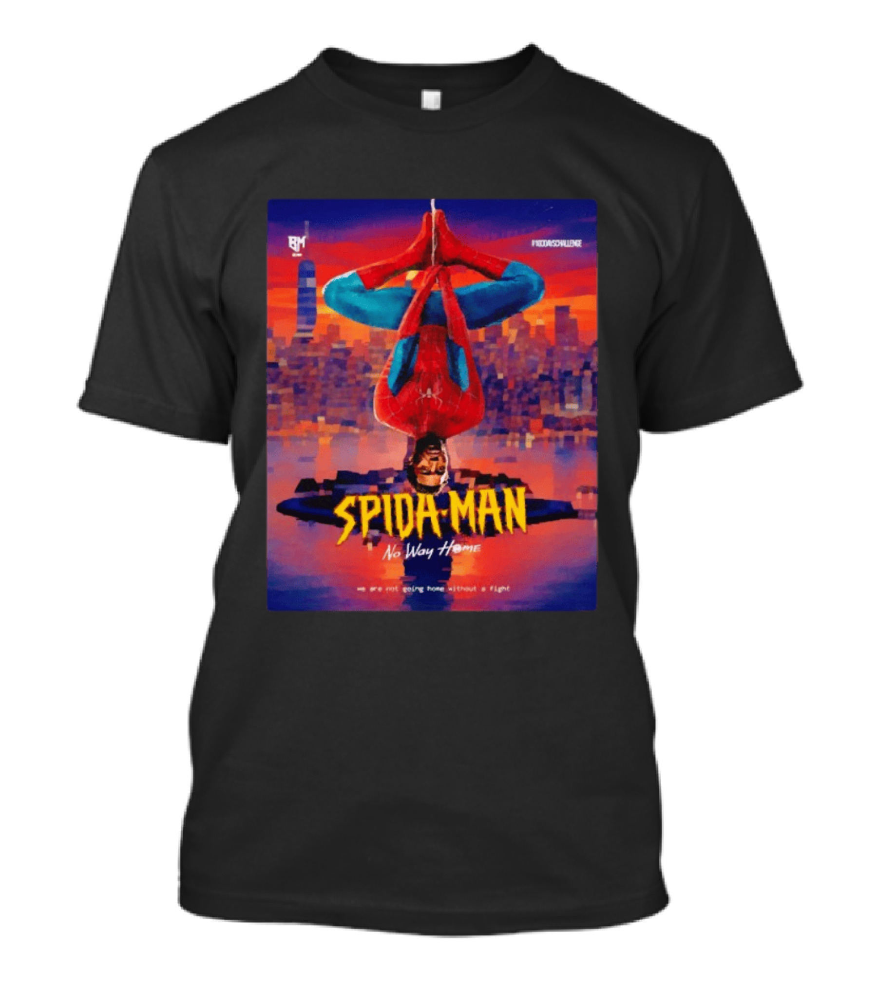 Donovan Mitchell Spida Man No Way Home Cleveland Cavaliers RM Challenge T-Shirt