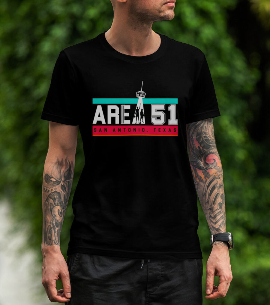Stephon Castle Victor Wembanyama Area 51 San Antonio Texas Spurs Basketball T-Shirt