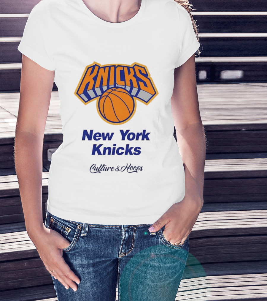New York Knicks Culture & Hoops Basketball Team T-Shirt