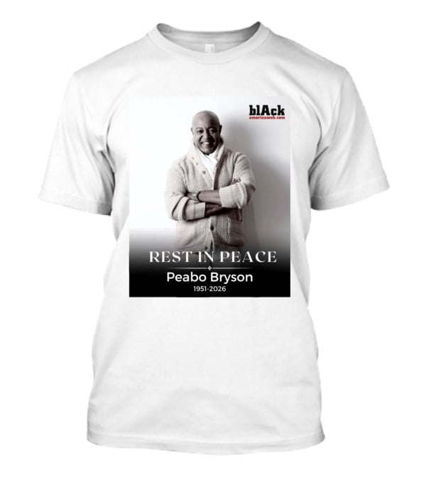 Rest In Peace Peabo Bryson 1951 2026 Singer Songwriter Beautiful Ballads T-Shirt