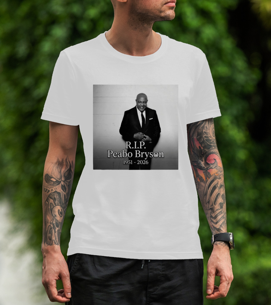 R.I.P. Peabo Bryson 1951 2026 R&B Legend Of Beauty And The Beast A Whole New World T-Shirt