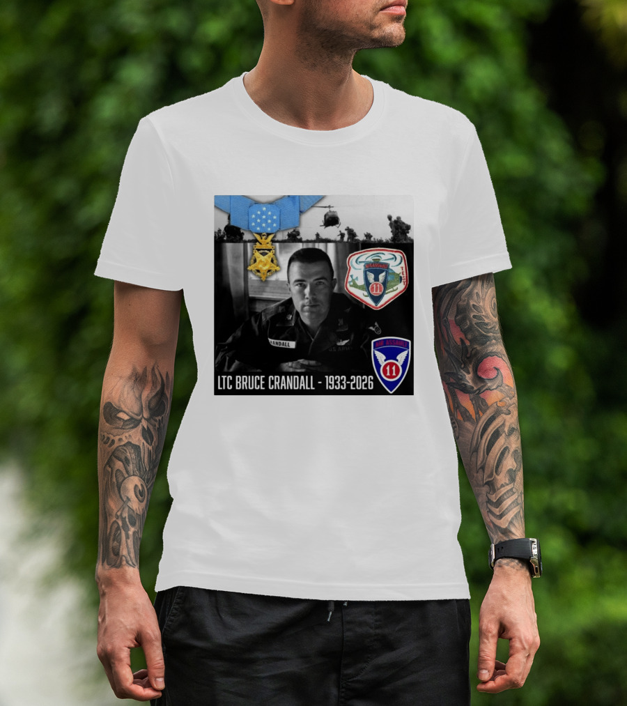 LTC Bruce Crandall Medal Of Honor Air Assault 1933 2026 T-Shirt