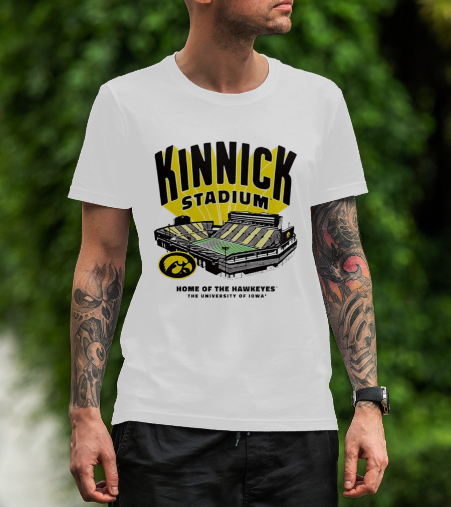 Kinnick Stadium Home Of The Hawkeyes University Of Iowa Football T-Shirt