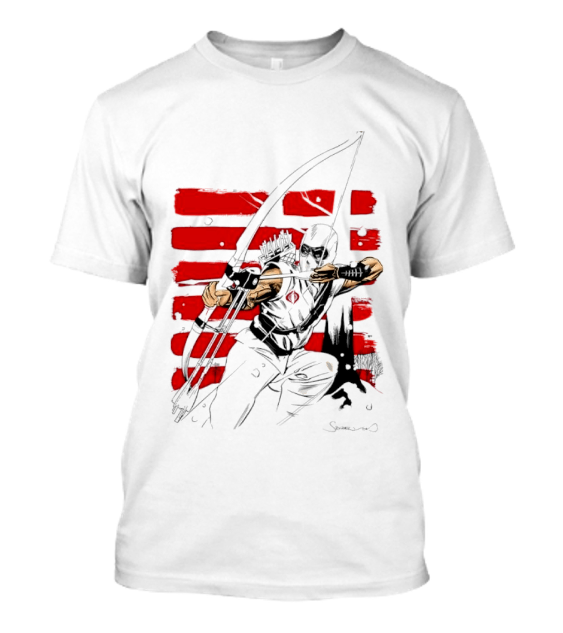 GI Joe Storm Shadow Cobra Commander Archery Ninja Master T-Shirt