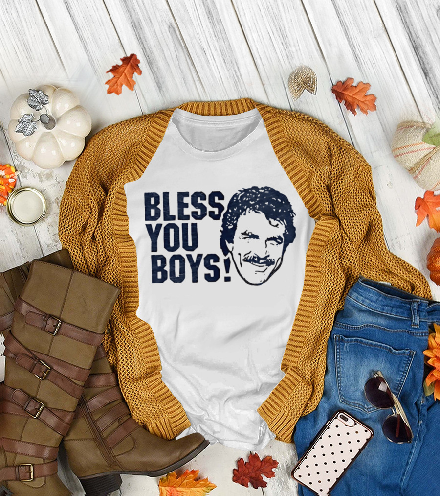 Bless You Boys Tom Selleck Detroit Tigers T-Shirt
