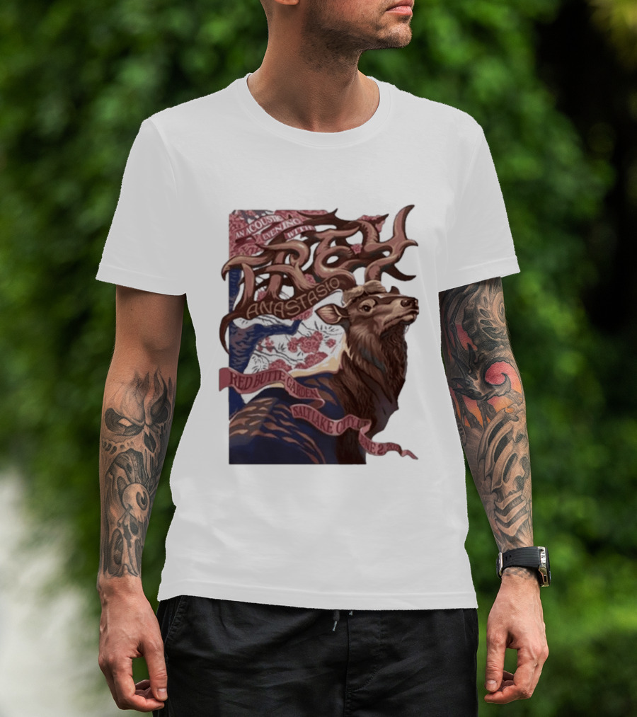 Trey Anastasio Acoustic Evening Red Butte Garden Salt Lake City UT June 02 2026 T-Shirt
