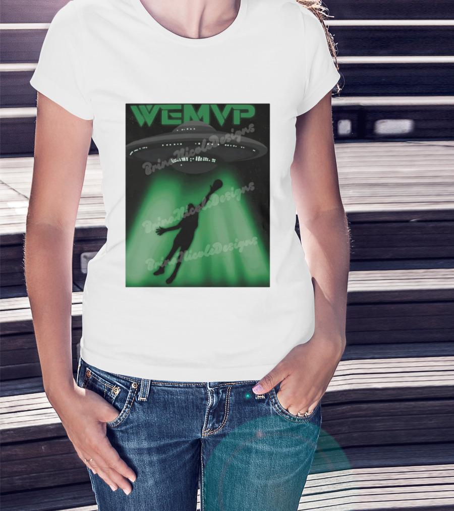 WEMVP Wemby Alien UFO San Antonio Spurs Basketball NBA 2026 T-Shirt
