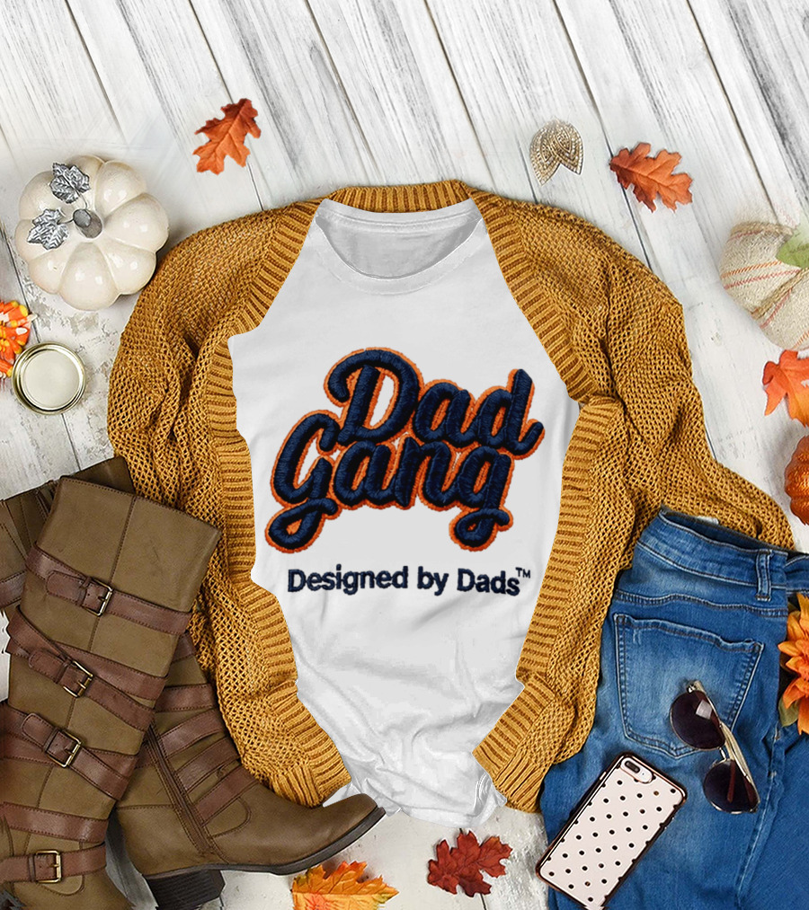2026 Detroit Tigers Dad Gang Hat Giveaway Dad Gang Designed by Dads T-Shirt