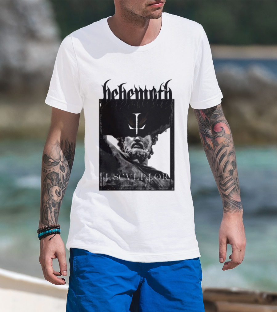 Behemoth I Sculptor Of Aeons And Worlds Statue Of Power T-Shirt