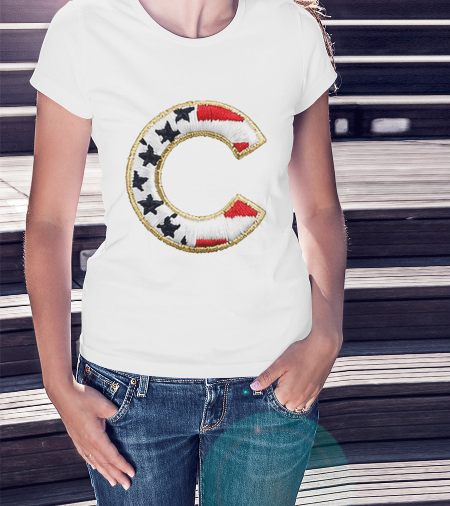 Chicago Cubs America 250th Anniversary Stars And Stripes T-Shirt