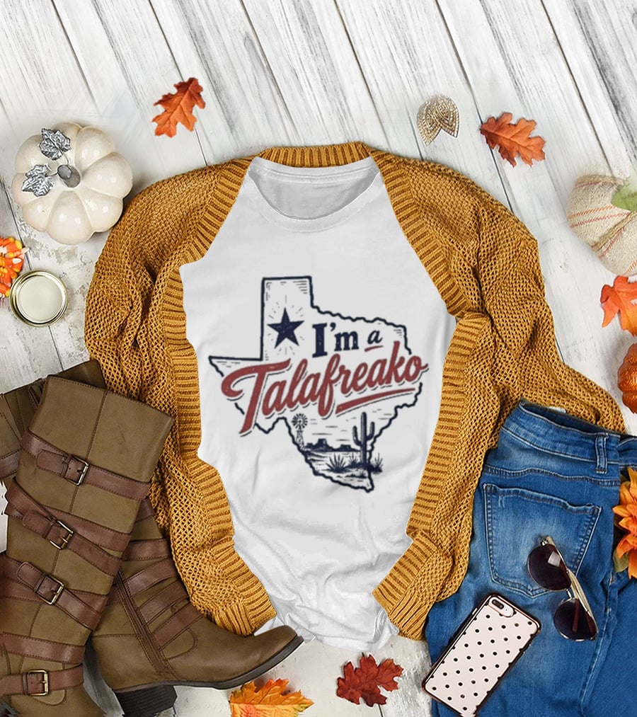 I'm A Talafreako Texas Star Map T-Shirt