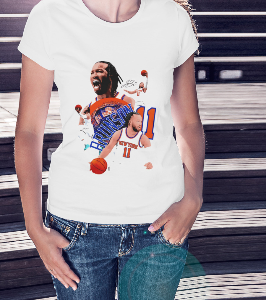 Jalen Brunson New York Knicks 11 Basketball Star T-Shirt