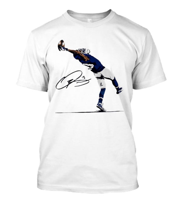 The Catch Odell Beckham Jr. Signature New York Giants Football Moment T-Shirt