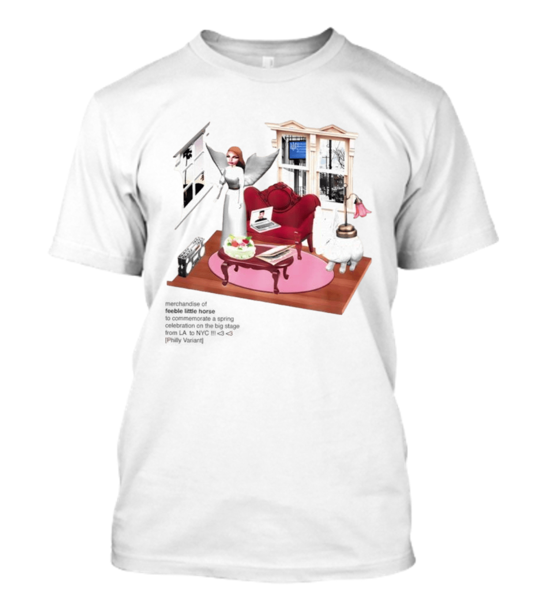 Feeble Little Horse Merchandise Spring Celebration Big Stage Collage T-Shirt