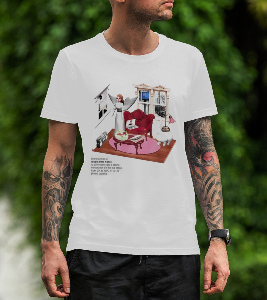 Feeble Little Horse Merchandise Spring Celebration Big Stage Collage T-Shirt