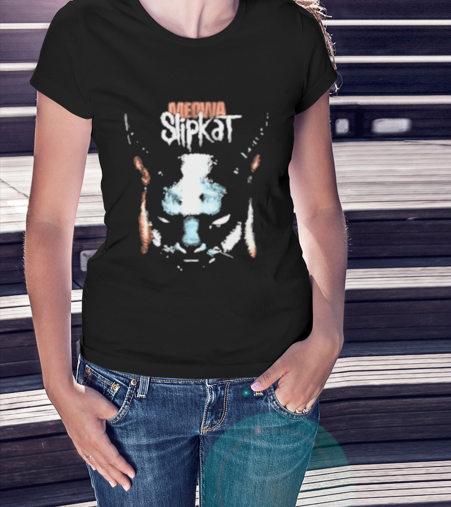Cats And Metal Slipkat Meowa T-Shirt