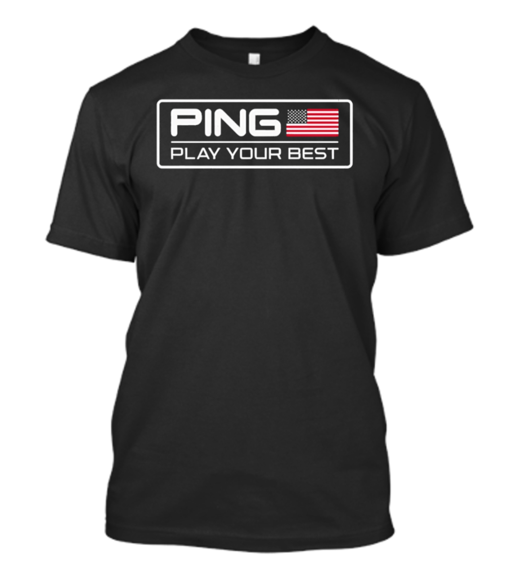 PING American Flag Play Your Best T-Shirt