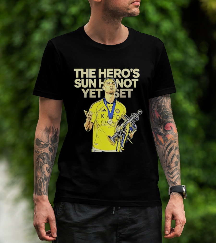 Cristiano Ronaldo The Hero's Sun Has Not Yet Set Championship Victory T-Shirt