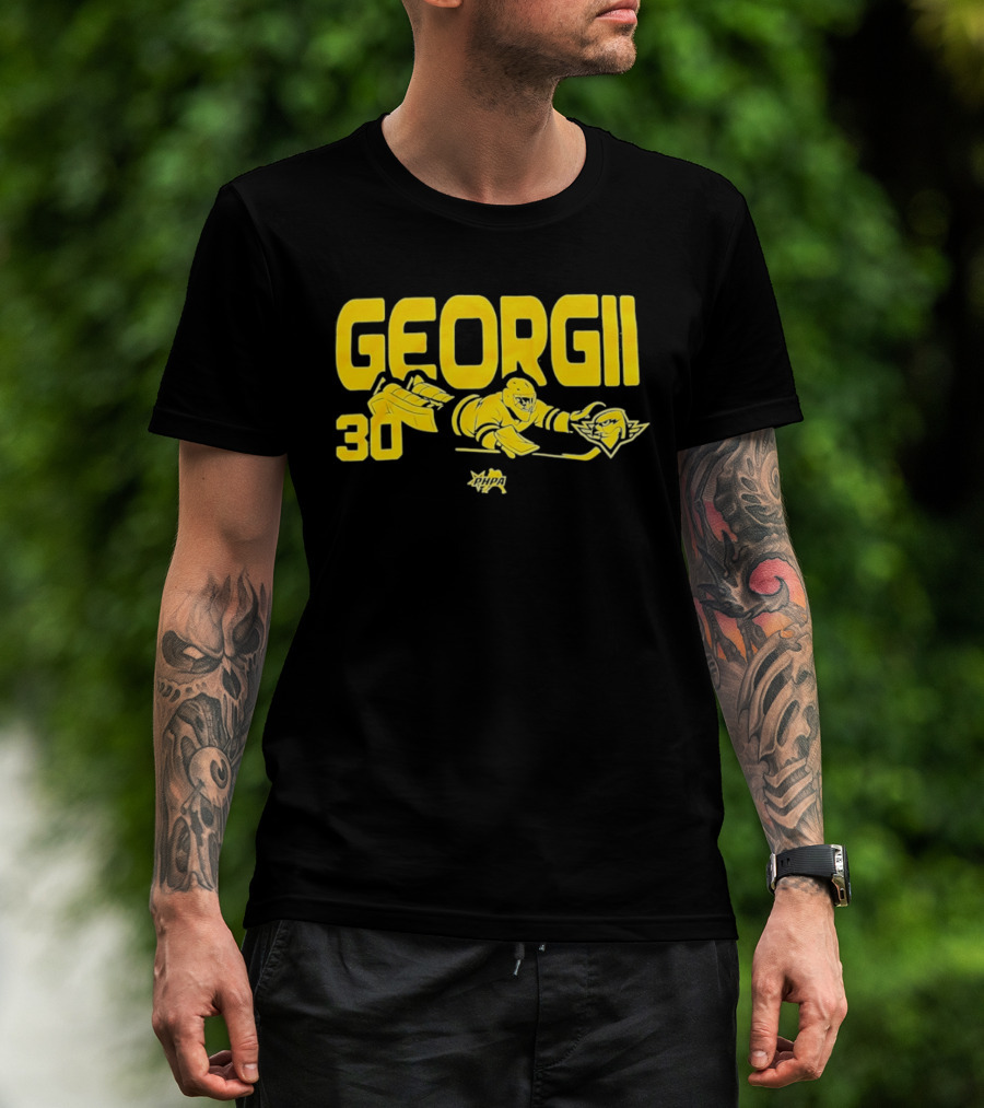 Georgii Romanov 30 Springfield Thunderbirds Hockey Player T-Shirt
