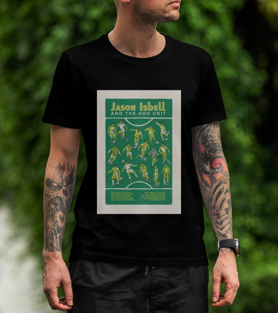 Jason Isbell And The 400 Unit Soccer UKEU Tour 2026 Dates T-Shirt