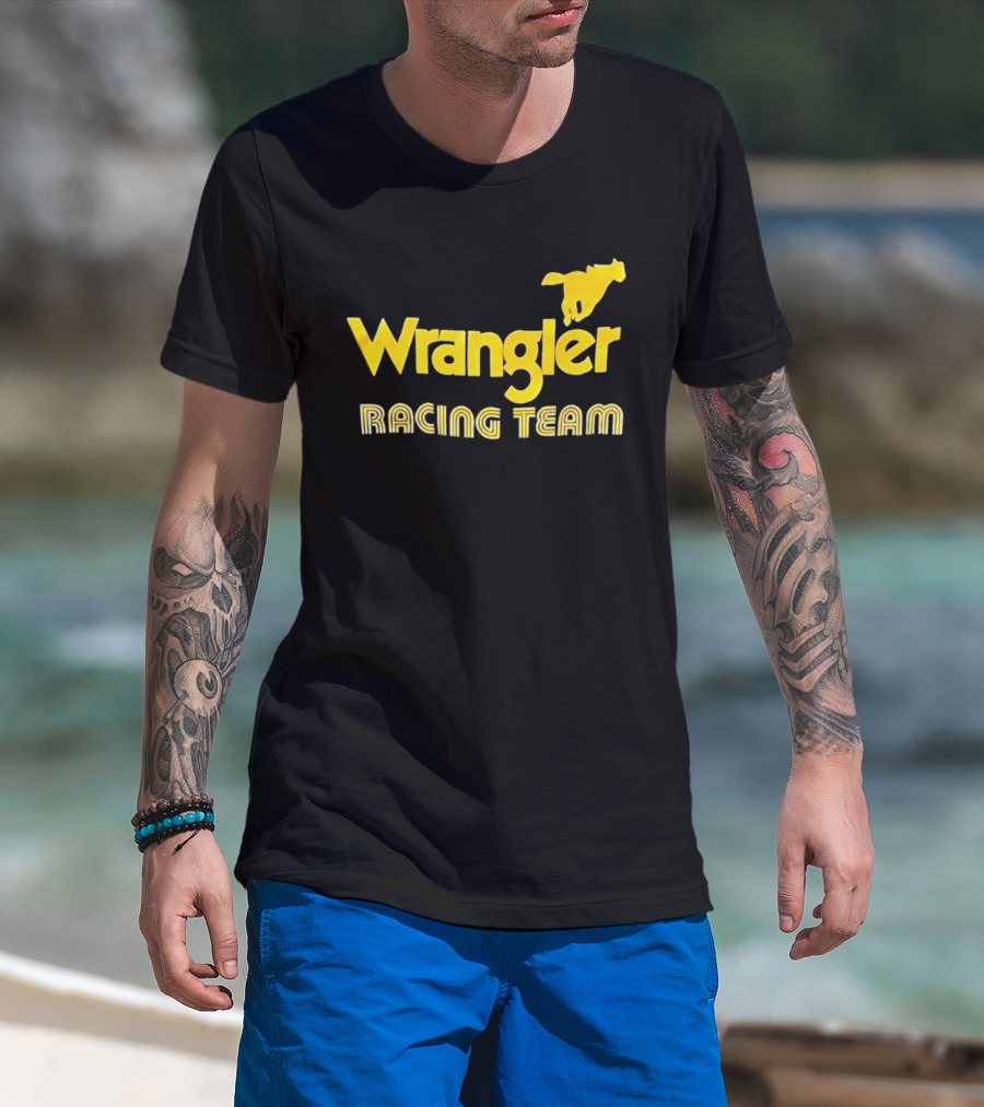 Wrangler Racing Team NASCAR Vintage Mustang T-Shirt