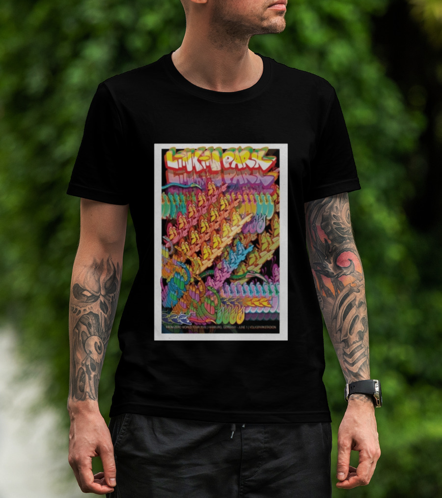 Linkin Park From Zero World Tour 2026 Hamburg Germany June 1 Volksparkstadion T-Shirt