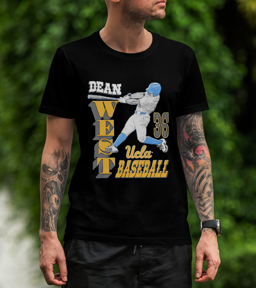 Dean West UCLA Baseball 36 NCAA T-Shirt