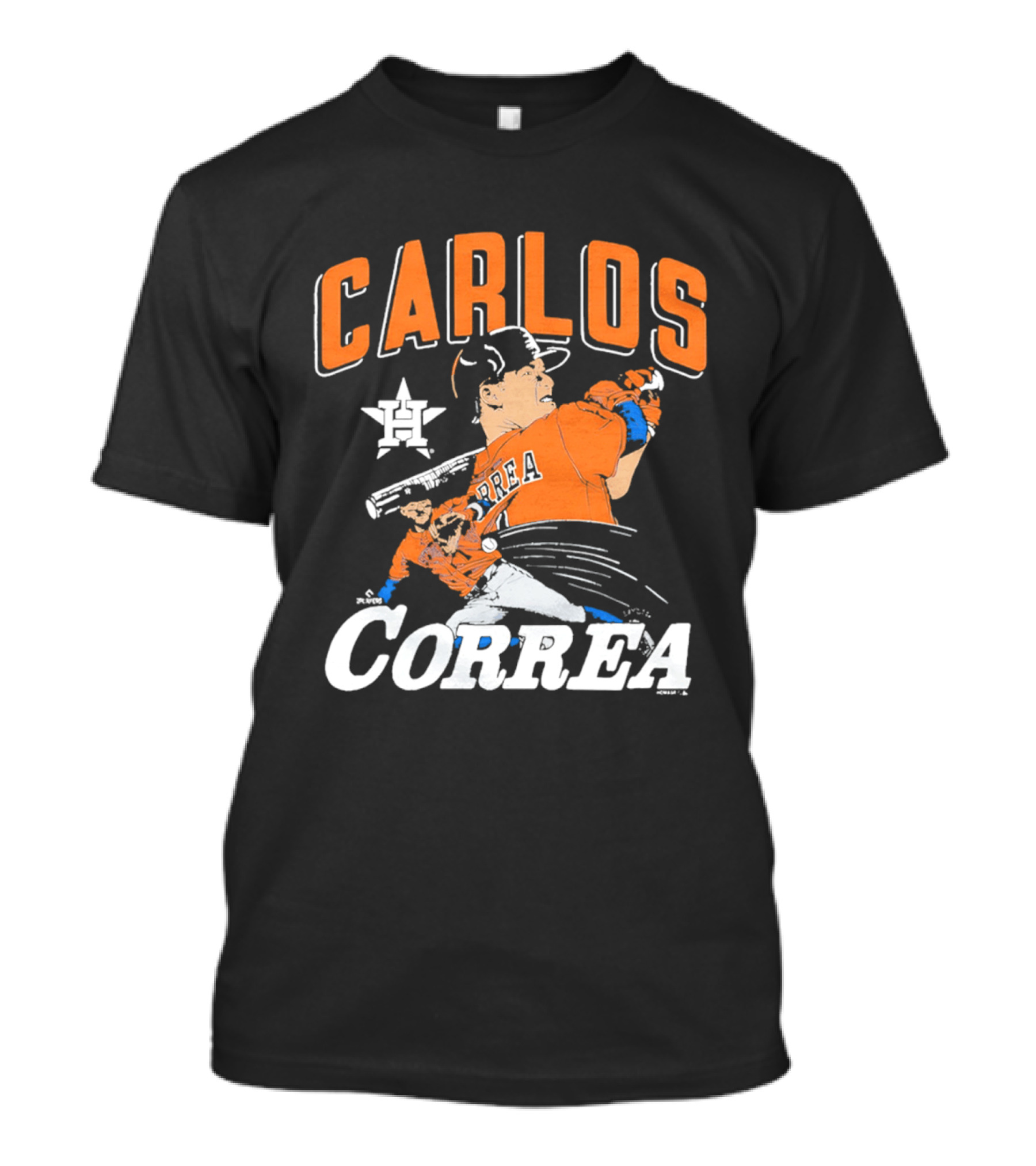 Carlos Correa Astros Caricature Tri Blend T-Shirt