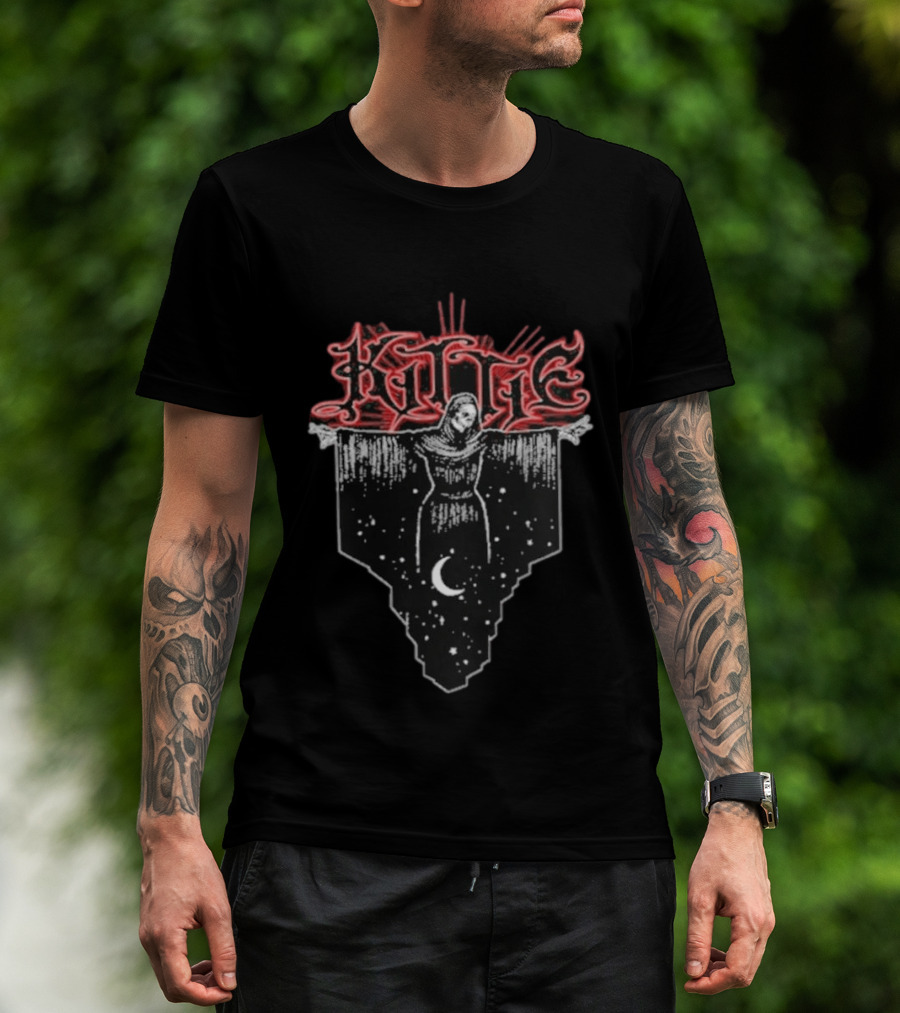 Kittie Reaper Gothic Moonlit Scene T-Shirt