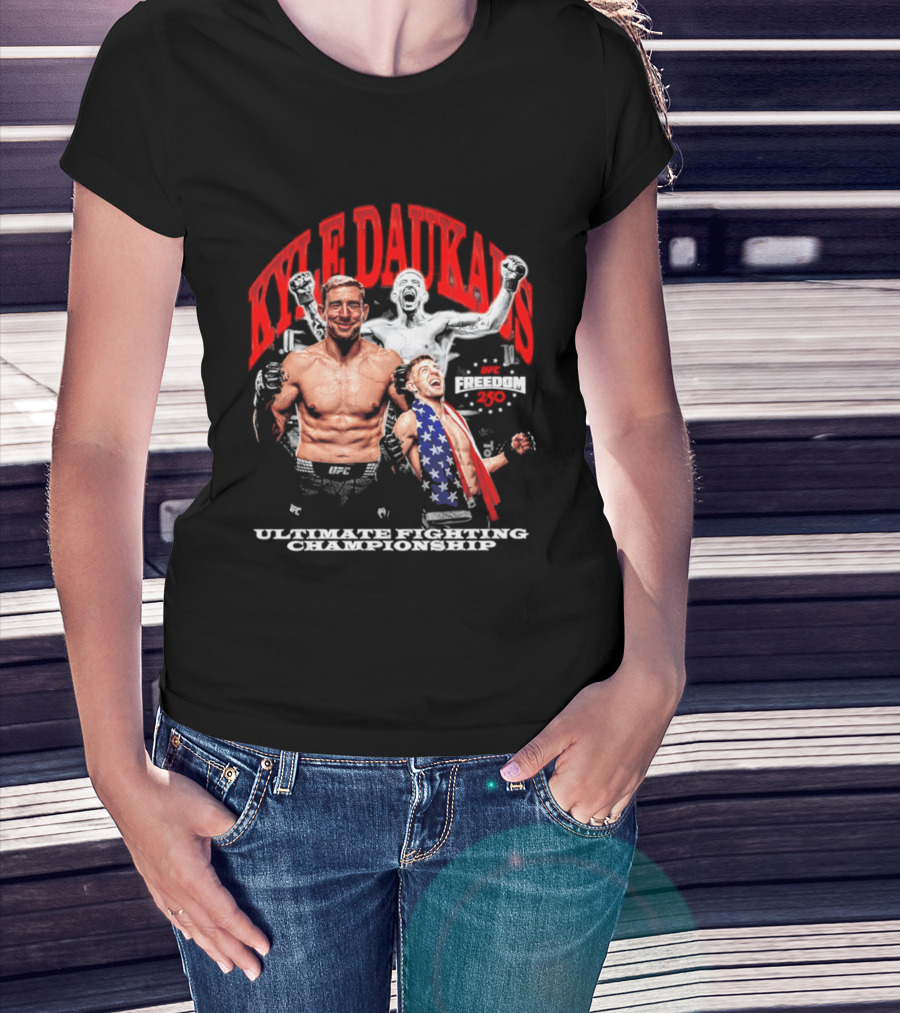 Kyle Daukaus UFC Ultimate Fighting Championship Freedom 250 T-Shirt