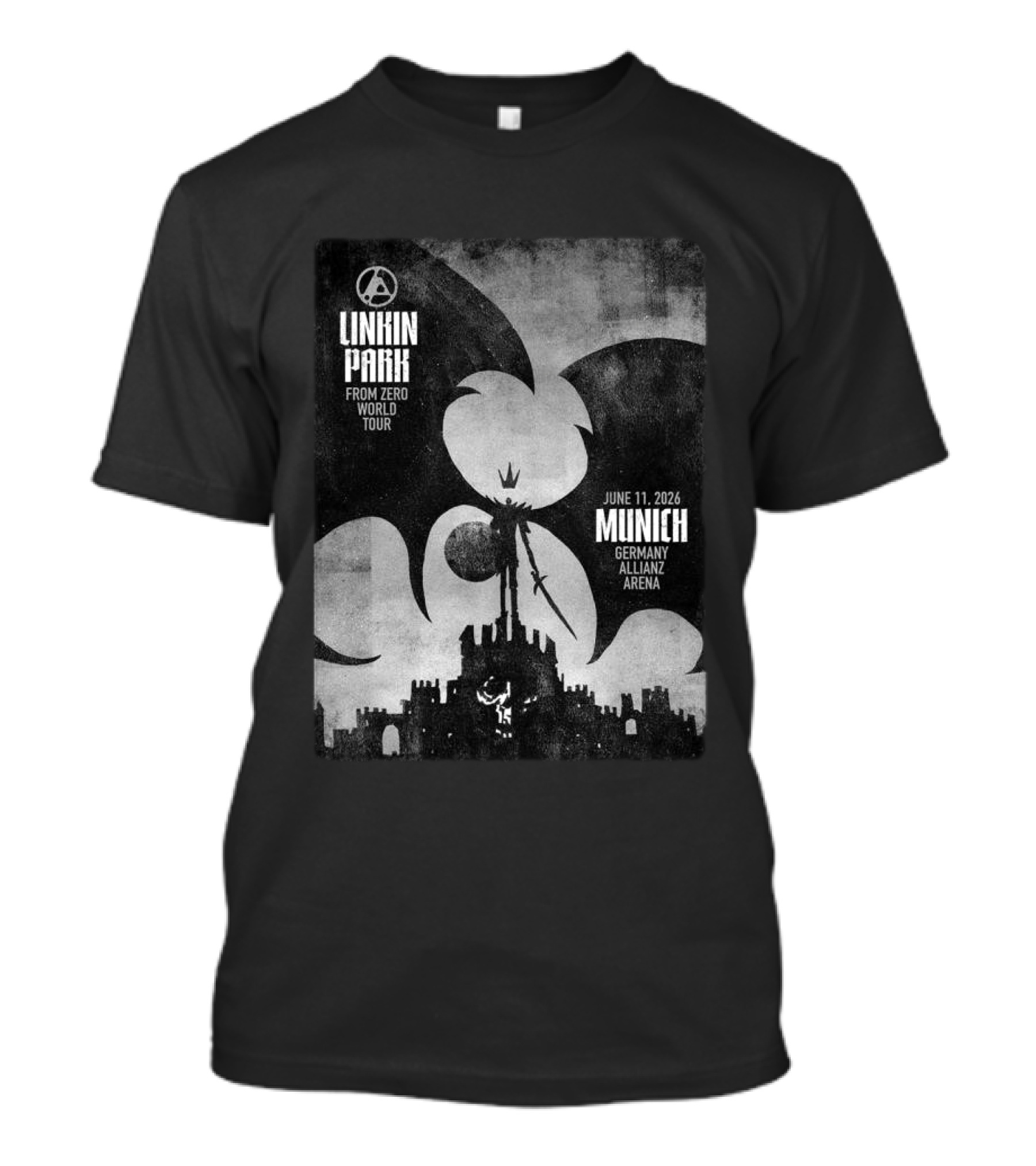Linkin Park From Zero World Tour Allianz Arena Munich Germany June 11 2026 T-Shirt