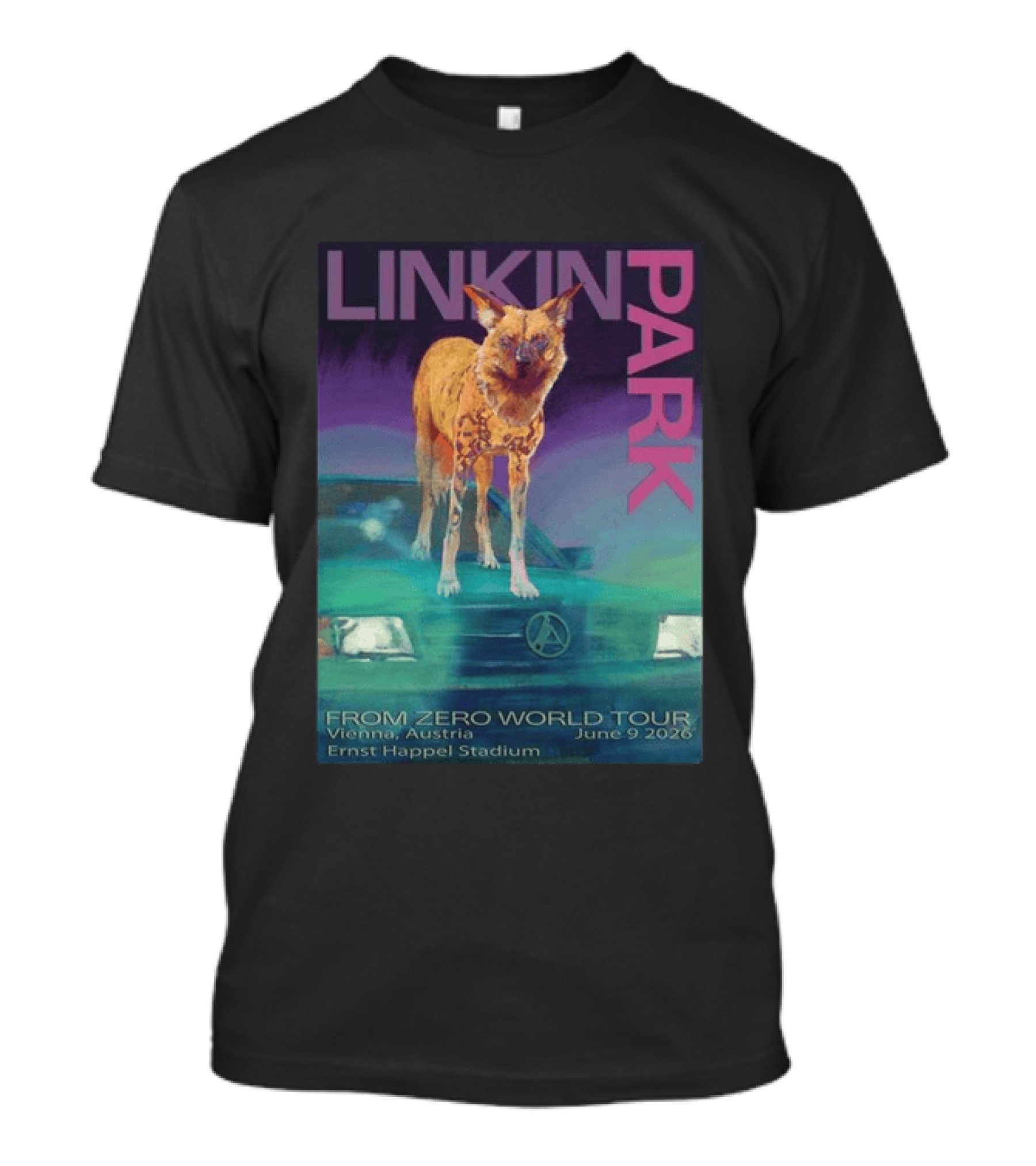 Linkin Park From Zero World Tour 2026 Vienna Austria June 9 Ernst Happel Stadium T-Shirt