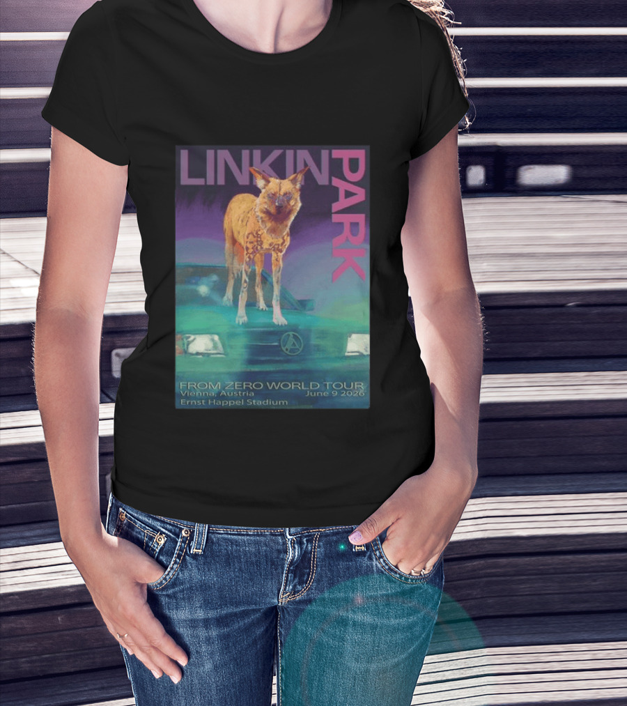 Linkin Park From Zero World Tour 2026 Vienna Austria June 9 Ernst Happel Stadium T-Shirt