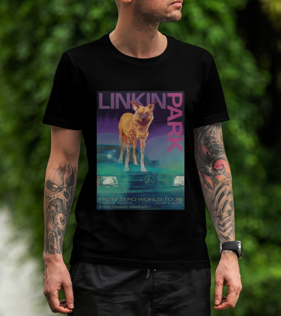 Linkin Park From Zero World Tour 2026 Vienna Austria June 9 Ernst Happel Stadium T-Shirt