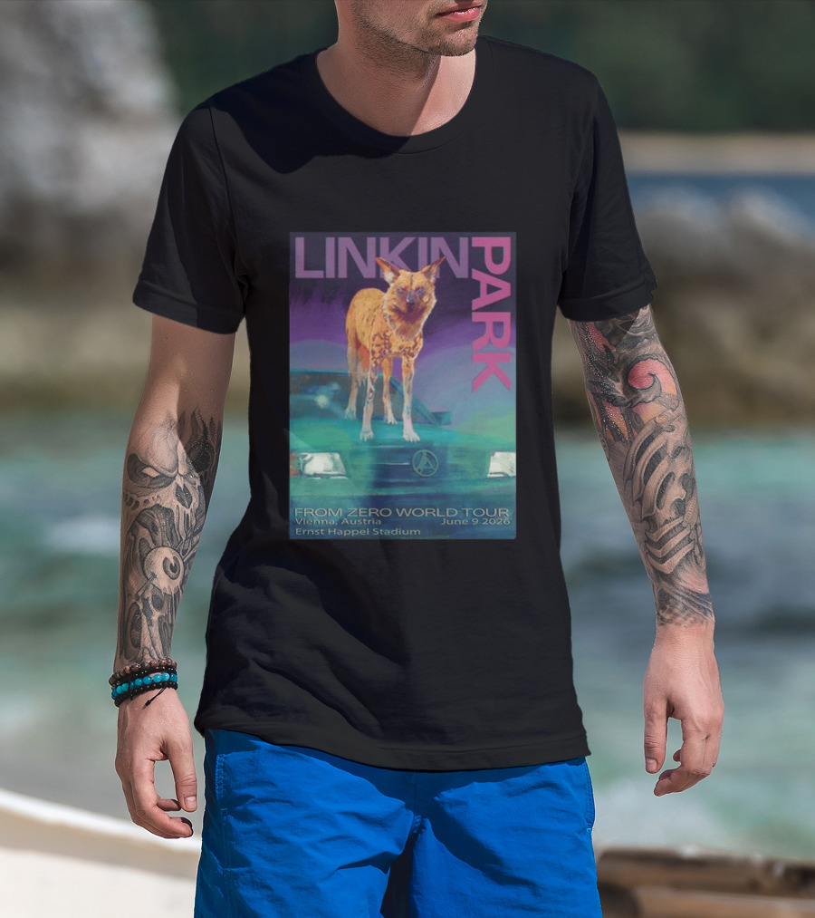 Linkin Park From Zero World Tour 2026 Vienna Austria June 9 Ernst Happel Stadium T-Shirt