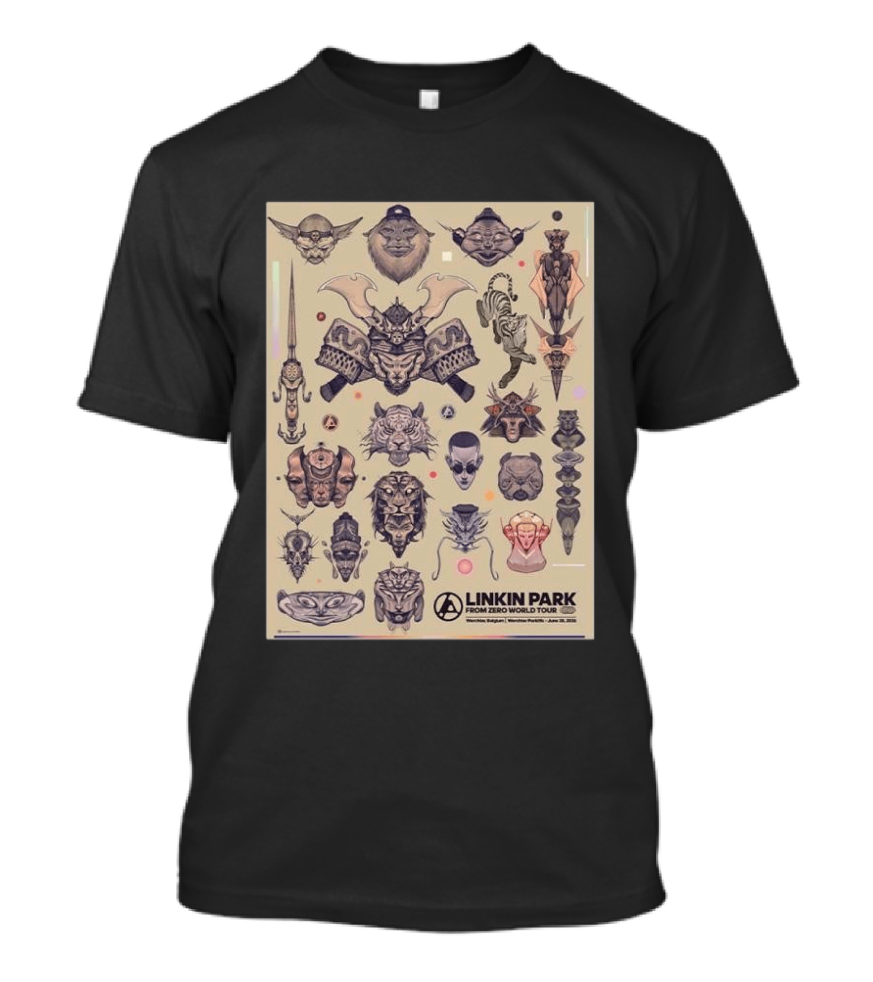 Linkin Park From Zero 2026 World Tour June 28 Werchter Parklife Belgium By Jose Mertz T-Shirt
