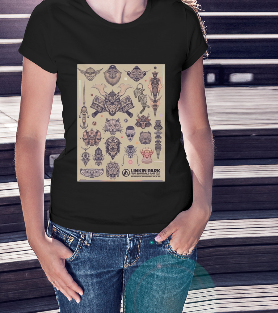 Linkin Park From Zero 2026 World Tour June 28 Werchter Parklife Belgium By Jose Mertz T-Shirt