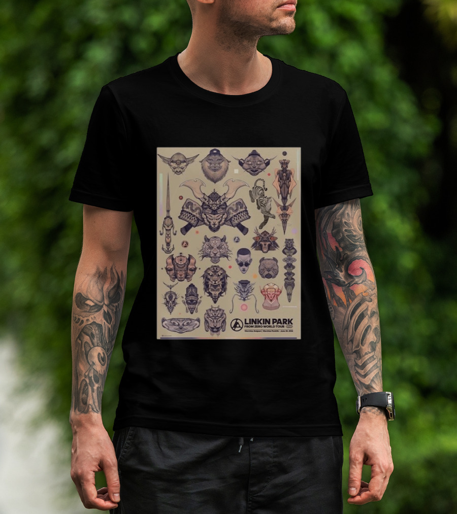 Linkin Park From Zero 2026 World Tour June 28 Werchter Parklife Belgium By Jose Mertz T-Shirt